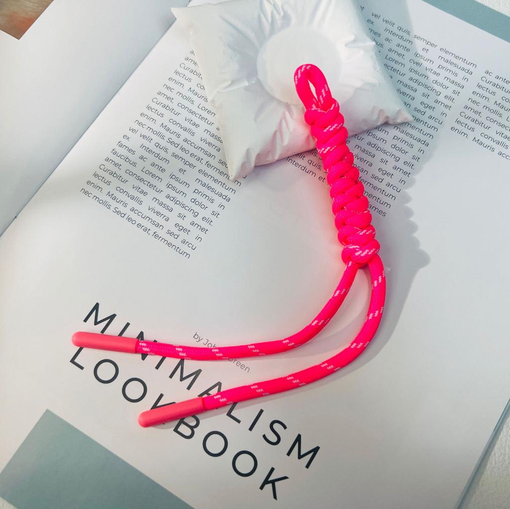 Hand-woven Color Bag Hanging Mobile Phone Lanyard Fashionable Handmade DIY Braided Rope Pendant Diamond Knot Keychain