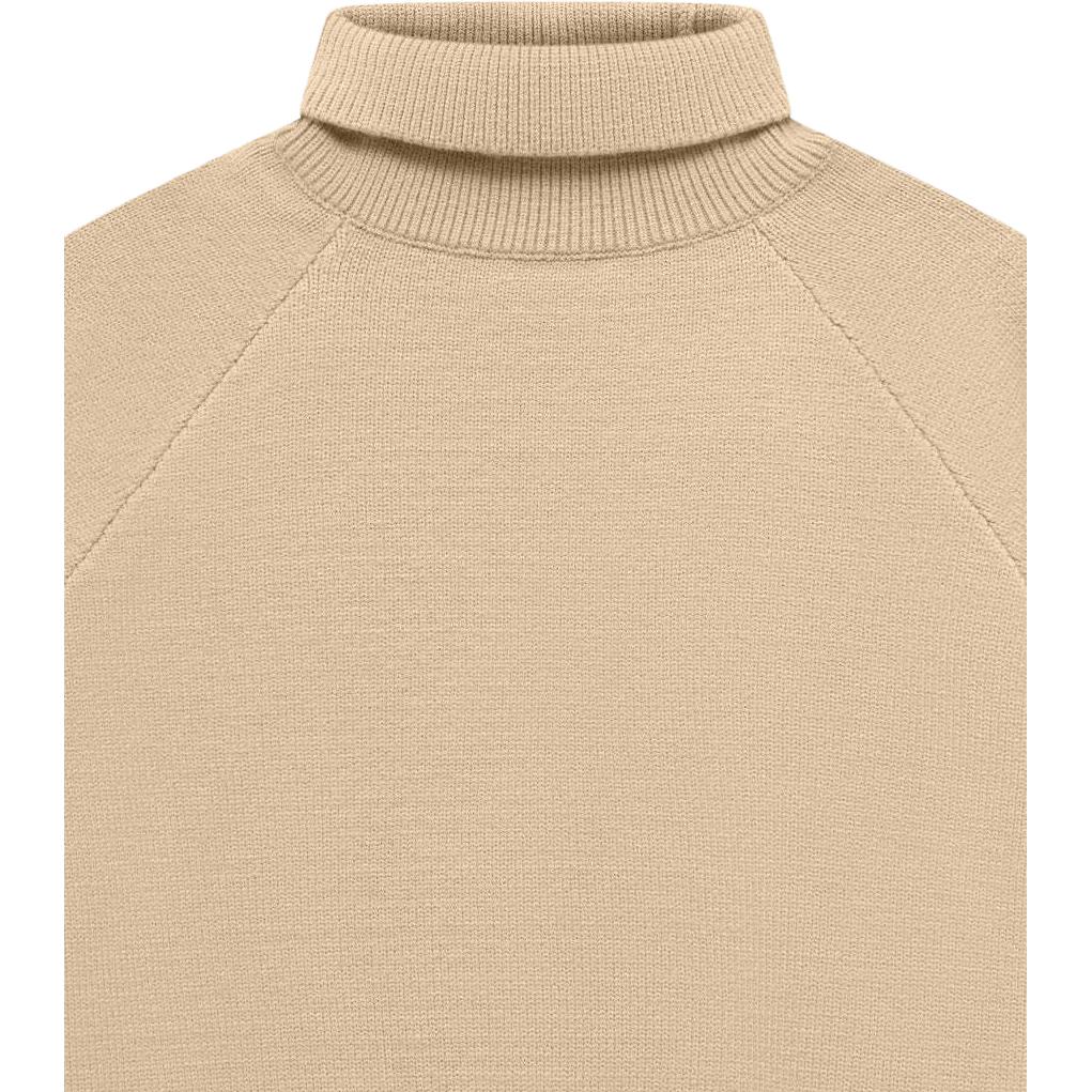 Fear of God Essentials SS23 Однотонный свитер с круглым вырезом Американский тяжелый свитер Мужской свитер FOG-SS23-016