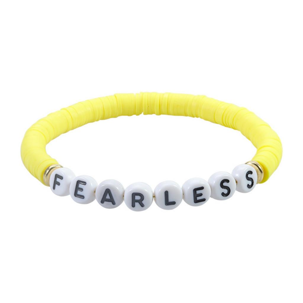 Буквенно-цифровой браслет 1989 года из мягкой керамики, цветные универсальные украшения