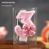 Creative Digital Pink Bow Birthday Candle for Girls