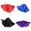 96cm Belly Dance Satin Modern Swing Long Dress Elastic Waistband Design Great Stage Effect - Red, As