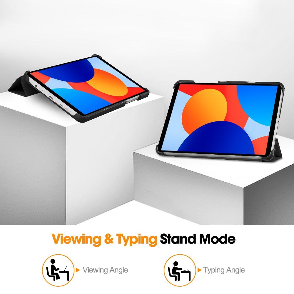 Чехол для Redmi Pad SE 8.7 Премиальная кожаная обложка-подставка для планшета Xiaomi Redmi Pad SE 8.7 дюйма, защитный чехол