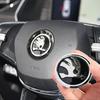 42 мм Наклейки-эмблемы на центр руля автомобиля для Skoda Octavia VRS Rapid Kodiaq Fabia Karoq Superb Kami Аксессуары