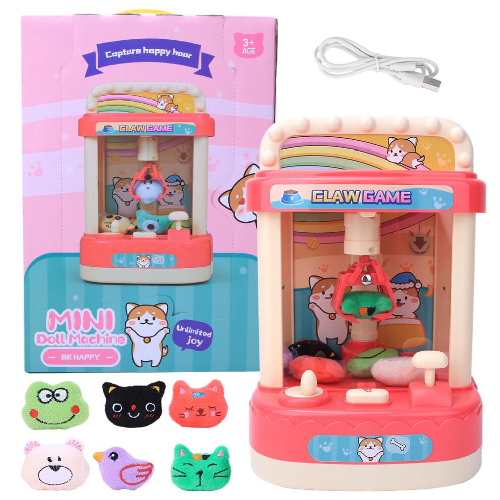 Exercise Hand Eye Coordination Skills Claw Machine For Kids With LED Lights Mini Vending Machine Arcade Games Machines Adjustable Sound And Music