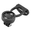 Stopwatch Extension Bracket Aluminum Alloy Cycling Computer Mount Lamp Clamp Base Black