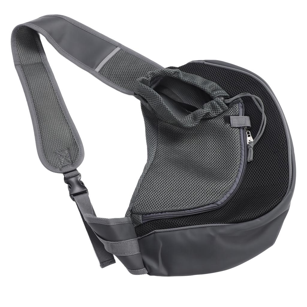 Pet Dog Sling Carrier Adjustable Belt Breathable Mesh Hand Free Puppy Sling Bag for Cats Outdoor