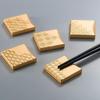 Лакерные подставки для палочек Hakuichi Washi - Пять узоров Комон: Шиппо, Асаноха, Санги, Карахана Шиппо, Итимацу - Канзавская фольга