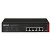 Корпоративный коммутатор Buffalo BS-GSL2005P Giga-совместимый PoE Layer2 Smart Lite на 5 портов