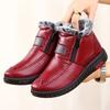 Winter Cloth Shoes Women's Cotton Shoes Mother High-Top Shoes Thickened Fleece-lined Warm Leisure Shoes for the Old