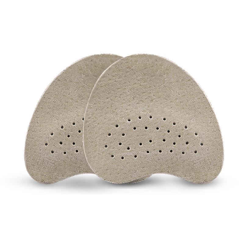 Кожаные подушечки на высоком каблуке в передней части стопы, мягкие впитывающие пот противоскользящие наклейки, летние сандалии, самоклеящаяся невидимая нескользящая подушечка