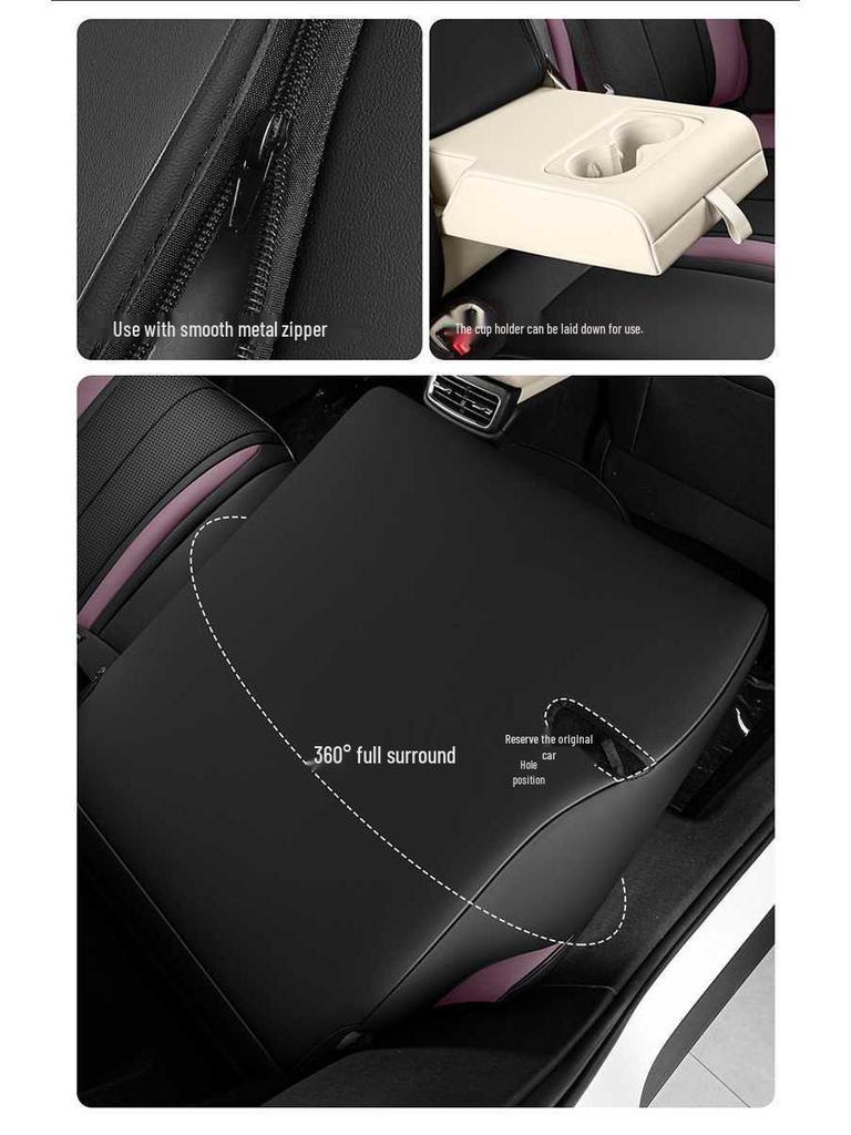 Breathable, full-coverage car seat cover for BYD Qin L, suitable for all seasons. Qin L D-MI cushion.