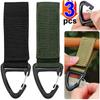 Portable Nylon Webbing Military Supplies Hang Buckle Strap Carabiners Tactical Buckle Belt Clips Keychain Camping Hanging Buck