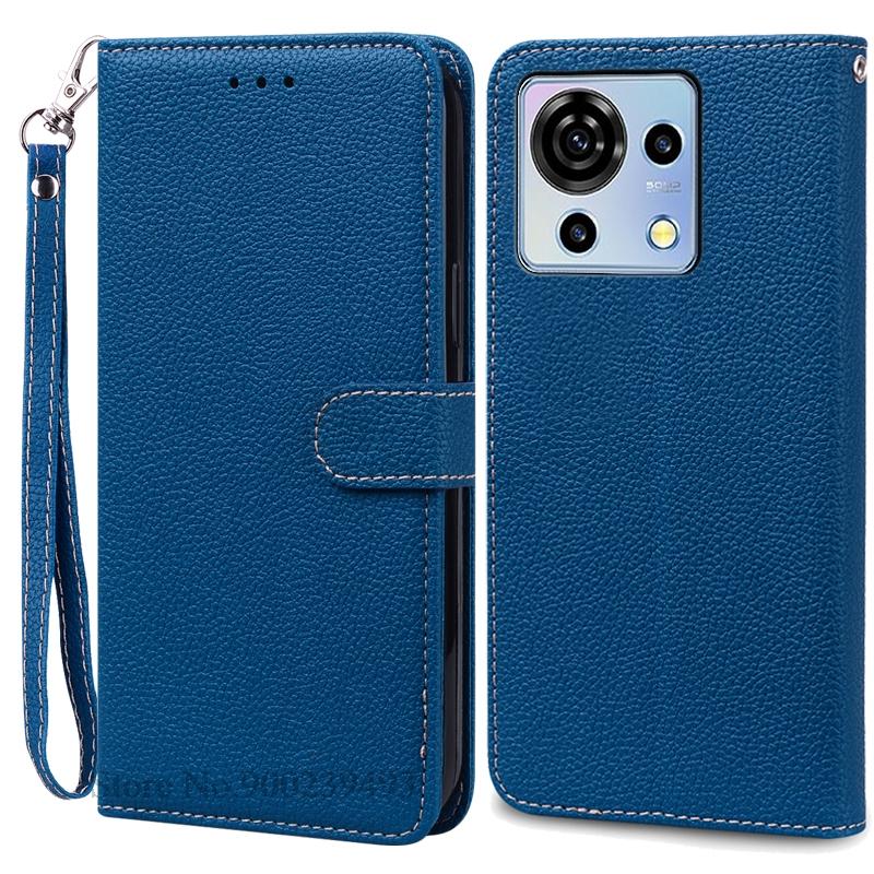 Для ZTE Blade V50 Vita Чехол-книжка кожаный флип-чехол для ZTE Blade V50 Vita Чехол-чехол для телефона Coque Fundas