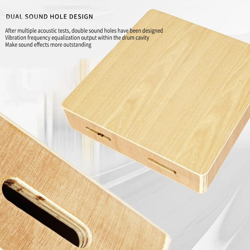 Базовый коробочный барабан, перкуссионный ящик, плоский ручной барабан, дорожный кахон, коробочный барабан со струнами