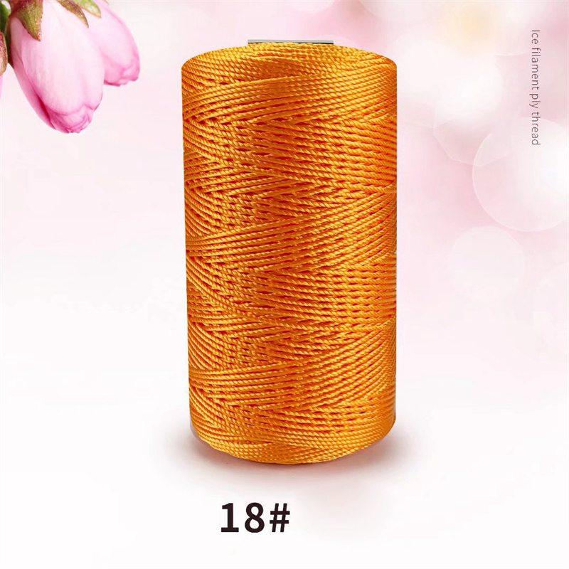 Ручная работа, ремесло, витой шнур макраме, сделай сам, свадебный декор, полипропиленовая швейная нить, 34 цвета, веревка