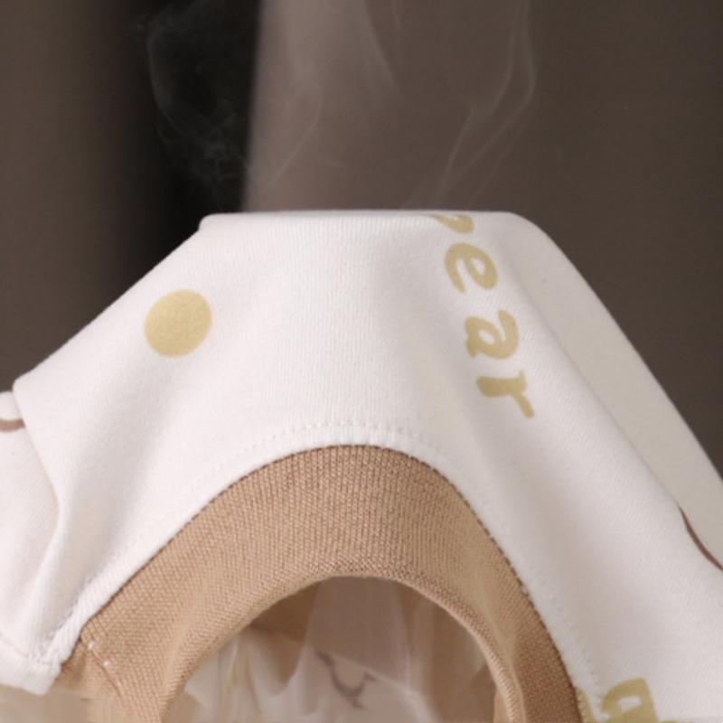 2 шт./компл. Детские осенние теплые пижамные комплекты для малышей, мальчиков и девочек, милые мультяшные топы-футболки с длинным рукавом + брюки, повседневная одежда для сна, нижнее белье