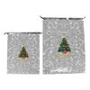Christmas Drawstring Gift Bag Transparent Plush Doll Packaging Bag Dust-Proof Clear Storage Pouch for Christmas Gift Home Organization