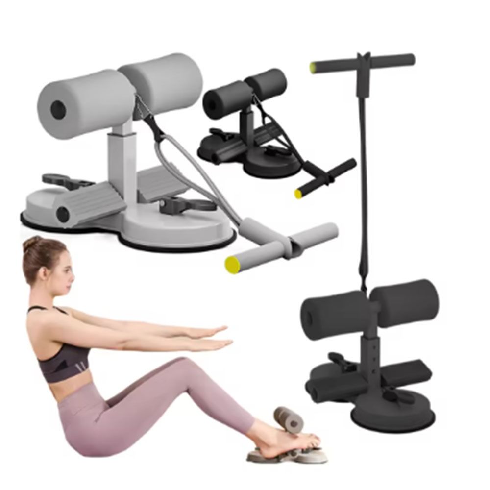 Ankle Support Fitness Situp  Equipment With Tension Rope Sit Up Exercise Equipment  Home Gym