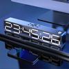 Bluetooth Speaker Wireless Double Alarm Clock LED Light Display Drivers Bass AUX TF Card Desktop Digital Home Video Computer Speaker