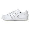 adidas Superstar Logo Stripes — белые ярко-зеленые кроссовки унисекс Footwear — White GX2990