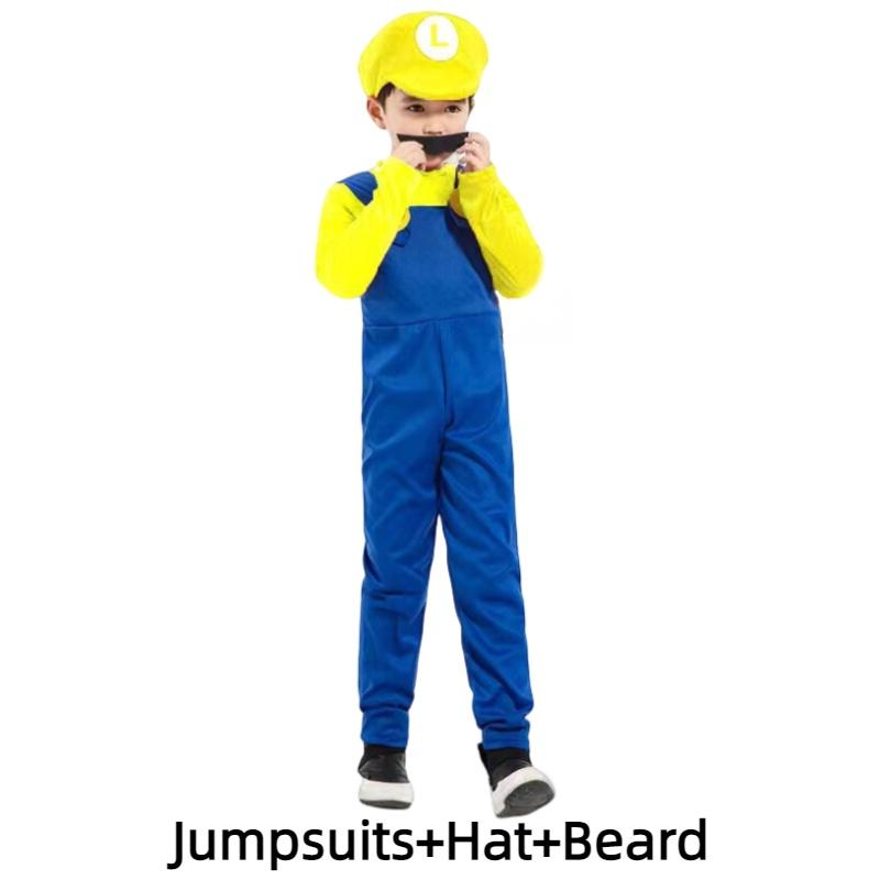 Super Mario Costume For Children And Adults Cosplay Outfit For Halloween And Parties