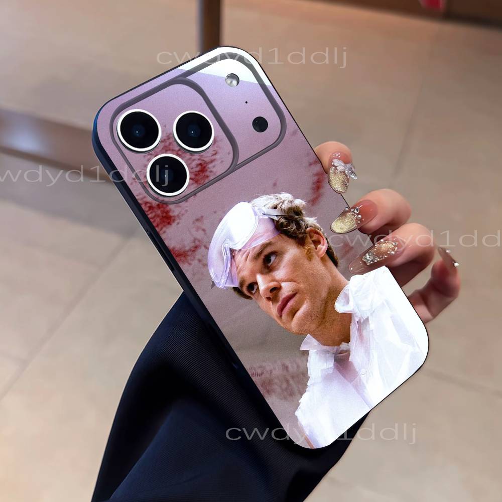 Чехол для телефона Декстер Морган для iPhone 17,16,15,11,12,14,13 Pro Max Mini XS,XR,7 Plus 16E Air Ударопрочный Мягкий Чехол