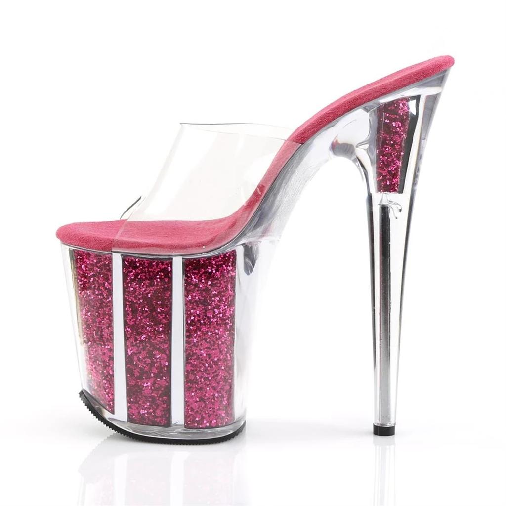 20 см женские туфли тапочки тонкий каблук открытый носок высокий каблук простые модные туфли для танцев на пилоне модельные туфли для подиума