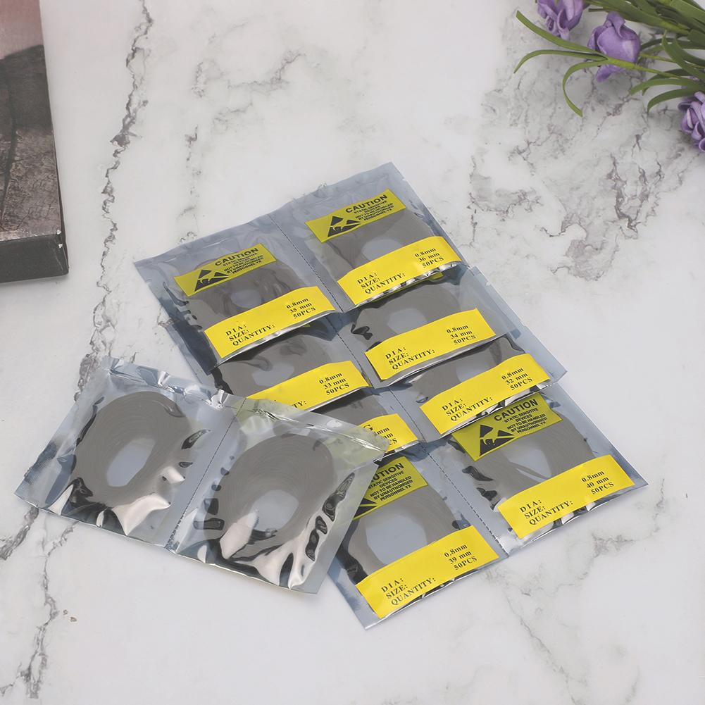 Waterproof Round Watch Gaskets O Ring Washers Watch Accessory 0.8mm XL(Thick Type)