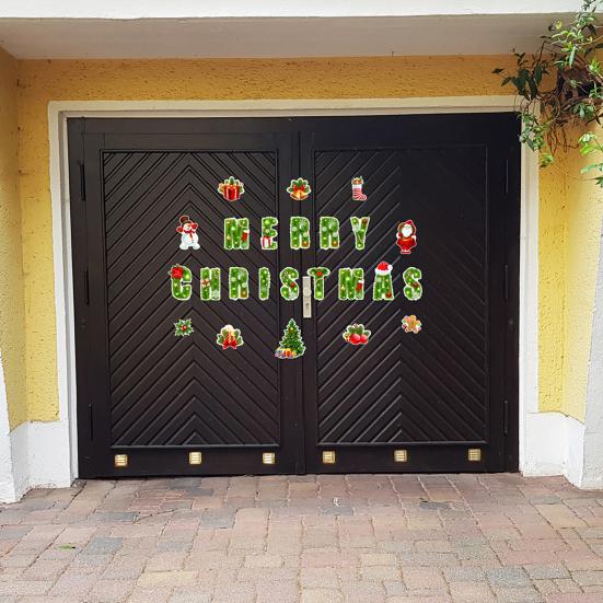 1 комплект магнитов на холодильник в виде рождественской елки из водонепроницаемого ПВХ 3D Merry Christmas Refrigerator