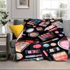 Hair Styling Essentials Blanket Flannel Blanket for Bed, Sofa, Camping, Hiking, Picnic Essentials, Gift for Family Fan Gifts