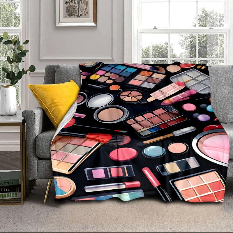 Hair Styling Essentials Blanket Flannel Blanket for Bed, Sofa, Camping, Hiking, Picnic Essentials, Gift for Family Fan Gifts