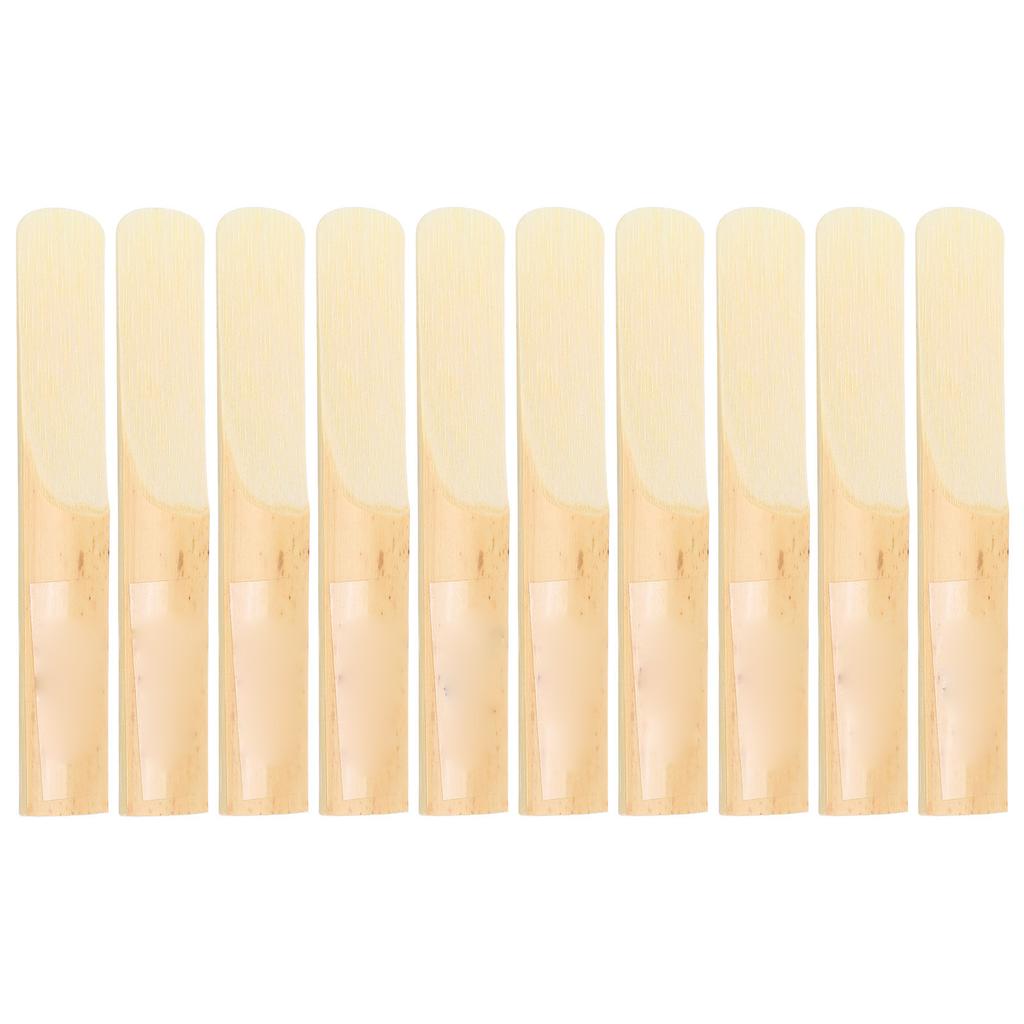 10Pcs 3.0 Clarinet Reed Wood Colour B Flat Traditional Reeds Musical Instrument Accessories