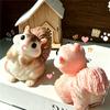 Сквиш-игрушка «Симуляция белки» из ТПР, милое животное, орнамент для снятия стресса, портативная игрушка-пищалка для fidgeting, успокаивающий сенсорный подарок для СДВГ