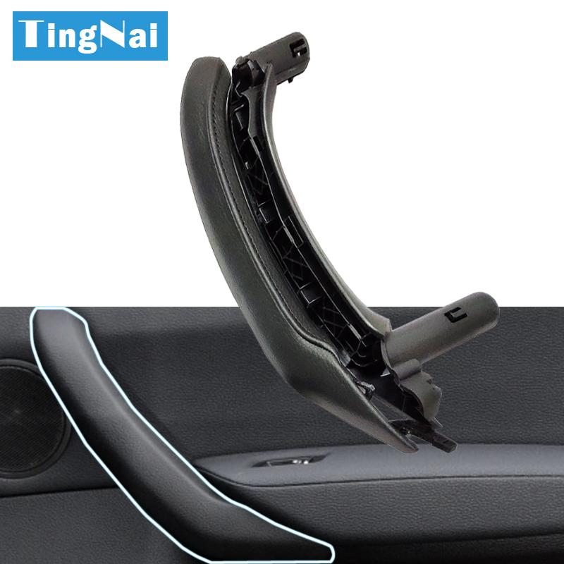 Подлокотник для внутренней двери с левым рулем и правым рулем, внутренняя ручка с кожаным чехлом, полный комплект в сборе для BMW X3 X4 F25 F26