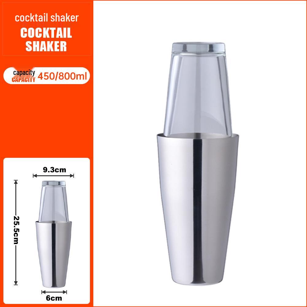 600ml Glass Shaker Set for Coffee and Bubble Tea