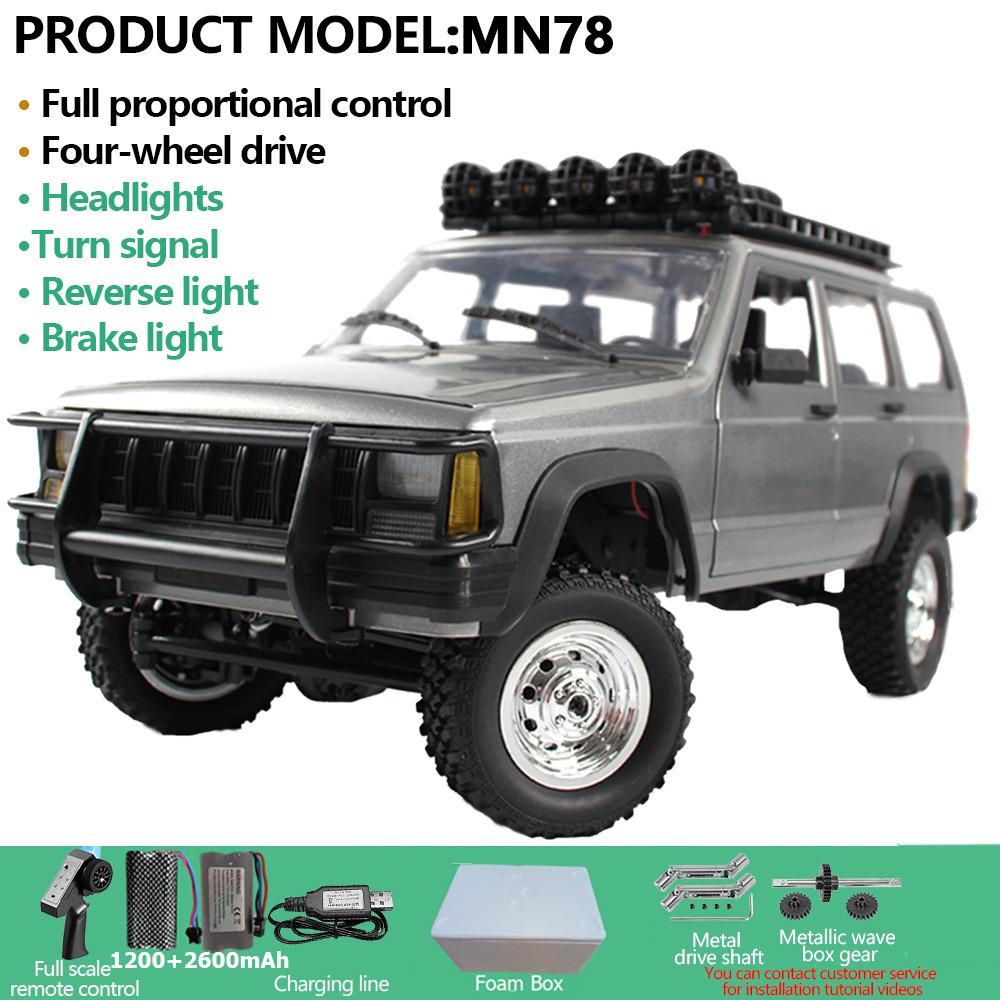 AAYD1 MN78 1:12 Радиоуправляемая машина MN Model Версия RTR Радиоуправляемая машина 4WD 280 Мотор Профессиональная Внедорожная Радиоуправляемая машина 2.4G Пульт Дистанционного Управления Для Мальчиков Подарки