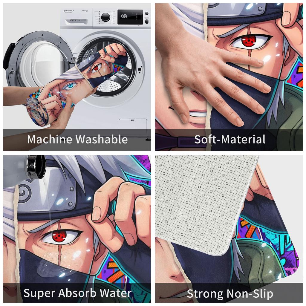 Itachi Uchiha Narutos Anime Doormat Non-Slip Entrance Bathroom Kitchen Floor Door Mats Garden Rug Carpet Footpad