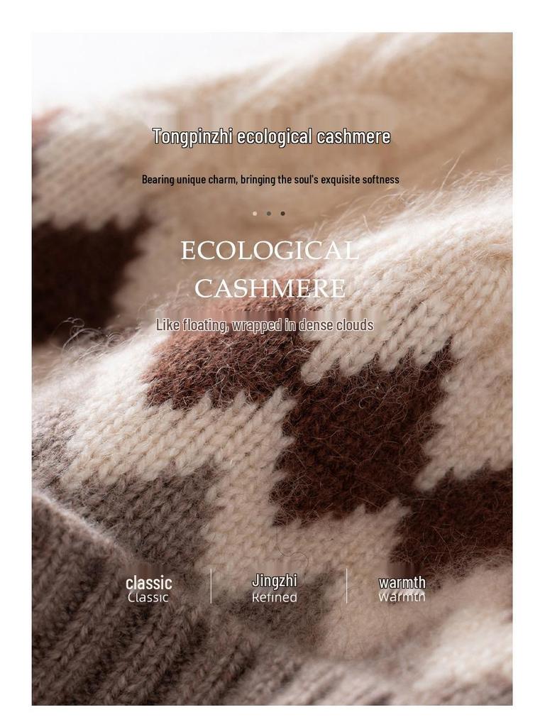 Унисекс Детская Кашемировая Вязаная Шапка-Тюрбан с Косами и Помпоном, Защита для Ушей