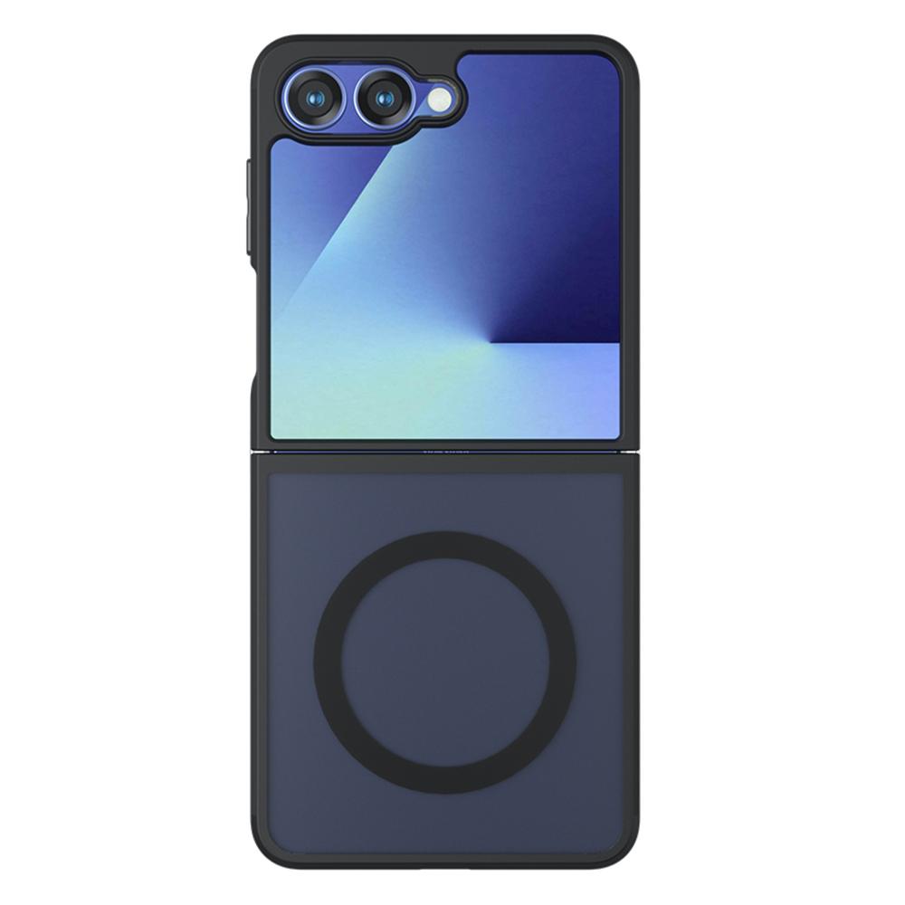 For Samsung Galaxy Z Flip7 5G Case Compatible with MagSafe TPU+PC Matte Skin Touch Phone Cover