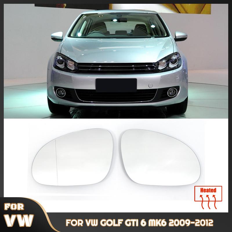 Для VW Golf GTI 6 MK6 2009-2012 автомобиль левое правое зеркало заднего вида боковое стекло подогреваемое прочное внешнее зеркало заднего вида с широким углом обзора