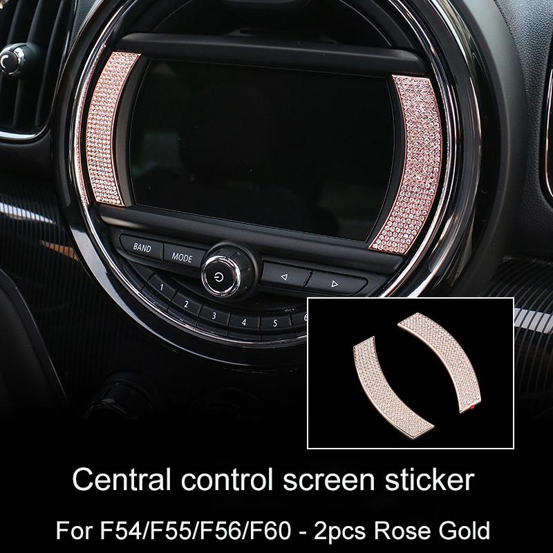 Интерьер автомобиля кольцо с бриллиантами наклейка украшение блестящий декор блестящие аксессуары для девочек для Mini Cooper F54 F55 F56 F60