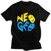 Мужская футболка с логотипом Neo Geo, классическая аркадная игра, повседневная, оверсайз, мерч
