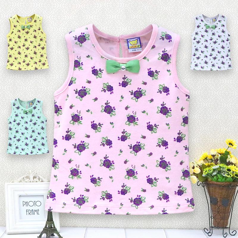 Newborn Girls Infant Clothing Pure Cotton Spring Autumn Summer Vest Shirt Upper Outer Garment Kidswear Women Baby Princess Apparel