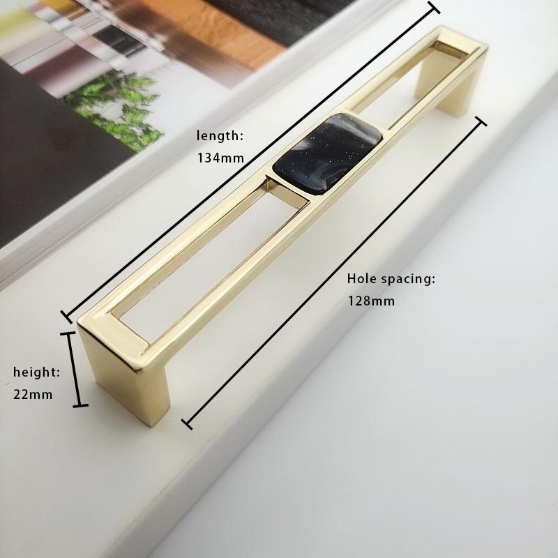 Дверные ручки и ручки из цинкового сплава для корпуса шкафа, элегантные ручки для мебели из смолы, ручки для ящиков кухонных шкафов, рычаги для внутренней отделки