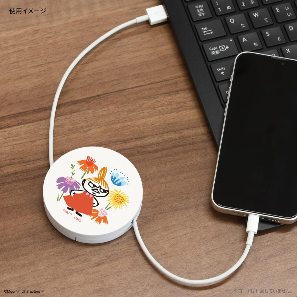 Gourmandies Moomin My Cord Reel Case Little My [Little Fair] MMN-189A