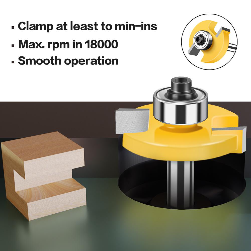 5 шт., 8 мм, хвостовик, Т-образный паз, фреза с подшипником, долбежная фреза, фреза Т-образного типа, шлицевая фреза