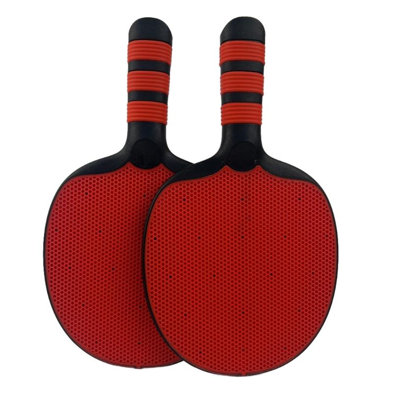 1 Pair Rubber Table Tennis Equipment for Beginner Pingpong Paddle Set Table Tennis Bat Table Tennis Rackets Set