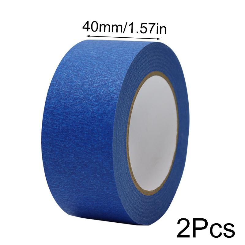 2/6/10Roll Paint Tape Blue Multi-surface Construction Masking Easy Removal Security Wall Painting 20M/Roll Home