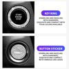 Car Start Switch Button Auto Decorative Diamond Stickers for Chevrolet Silverado Impala Malibu Equinox Cruze Camaro Blazer Aveo
