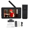 Wireless Video Doorbell Intercom System 1080P Video Doorbell Camera with 4.3 Inch Display 2 Way
